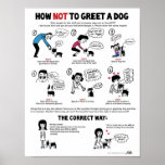 How To Greet A Dog poster (11 x 14") posters