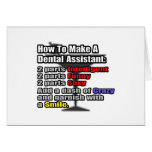 How To Make a Dental Assistant cards
