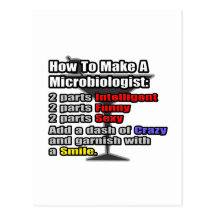 How To Make a Microbiologist Postcards