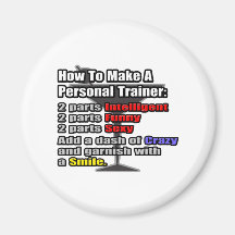 How To Make a Personal Trainer Fridge Magnet