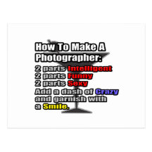 How To Make a Photographer Post Cards