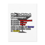 How To Make a Radiologist postcards