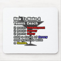 How To Make a Tennis Coach Mouse Mat