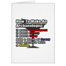 How To Make an Archaeologist Greeting Cards