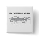 How To Recognise A Shark (Biology Humour) buttons