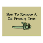 How to remove a cat from a tree post cards