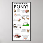 How to Ride a Pony Poster