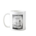 How To Scare A Big Dog Funny Cartoon Gifts & Tees mugs