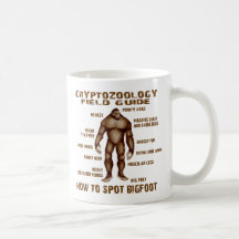 HOW TO SPOT BIGFOOT - Cryptozoology Field Guide Coffee Mugs