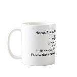 How you drink coffee mug
