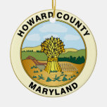 Howard County seal Christmas Ornaments