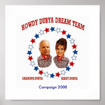 HOWDY DUBYA DREAM TEAM PRINT
