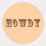 Howdy Stickers