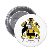 Howe Family Crest Pinback Button