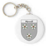 Howell Coat of Arms/Family Crest keychains