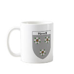 Howell Coat of Arms/Family Crest mugs