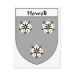 Howell Coat of Arms/Family Crest postcards