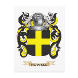Howell Coat of Arms (Family Crest) postcards
