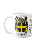 Howell Family Coat of Arms Mug