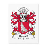 Howell Family Crest postcards