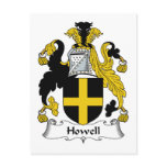 Howell Family Crest postcards