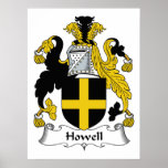 Howell Family Crest posters