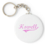 Howell Last Name Classic Style keychains