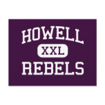 Howell - Rebels - High - Farmingdale New Jersey postcards