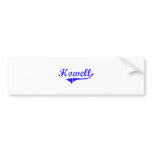 Howell Surname Classic Style bumper stickers