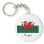 Howell Welsh Flag keychains