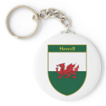 Howell Welsh Flag Shield keychains