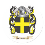 Howells Coat of Arms (Family Crest) stickers