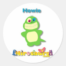 Howie Round Stickers