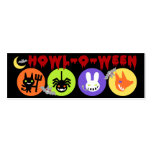 Howl-o-ween Bookmarks business cards