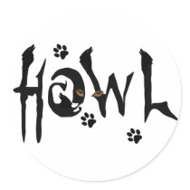 Howl Wolf Sticker