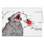 Howling Bear and Paddy Paws Card