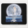 HOWLING WHITE WOLF & ALASKA MOON MOUSE PADS