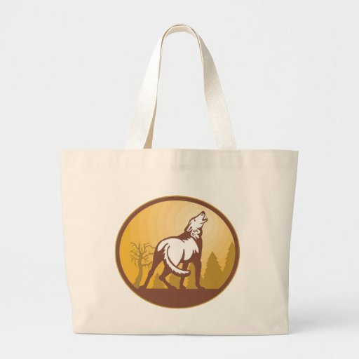 Howling Wild Canvas Bag