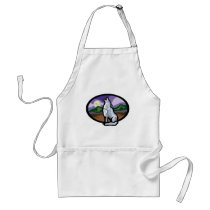 Howling Wolf Apron