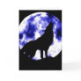 Howling Wolf at Moon