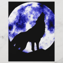 Howling Wolf at Moon Flyers