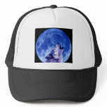 Howling Wolf at Moon hats