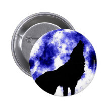 Howling Wolf at Moon Pins