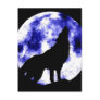 Howling Wolf at Moon
