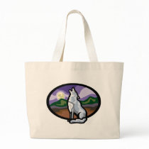 Howling Wolf Tote Bag