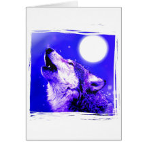 Howling Wolf Cards