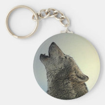Howling Wolf Key Chains