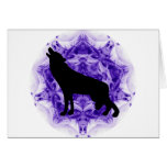 Howling Wolf Wolves Greeting Cards