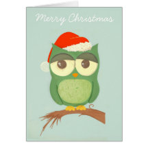 HOwly Christmas! Greeting Cards
