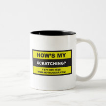 Hows My Scratching Coffee Mug